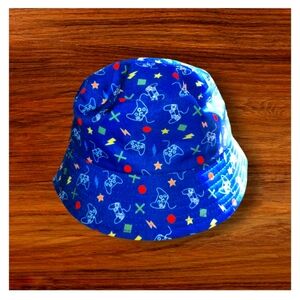 Blue Gamer Bucket Hat